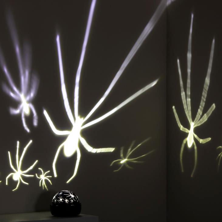 Houseware Plow & Hearth Lighted Halloween Spider Projector NFLB2498