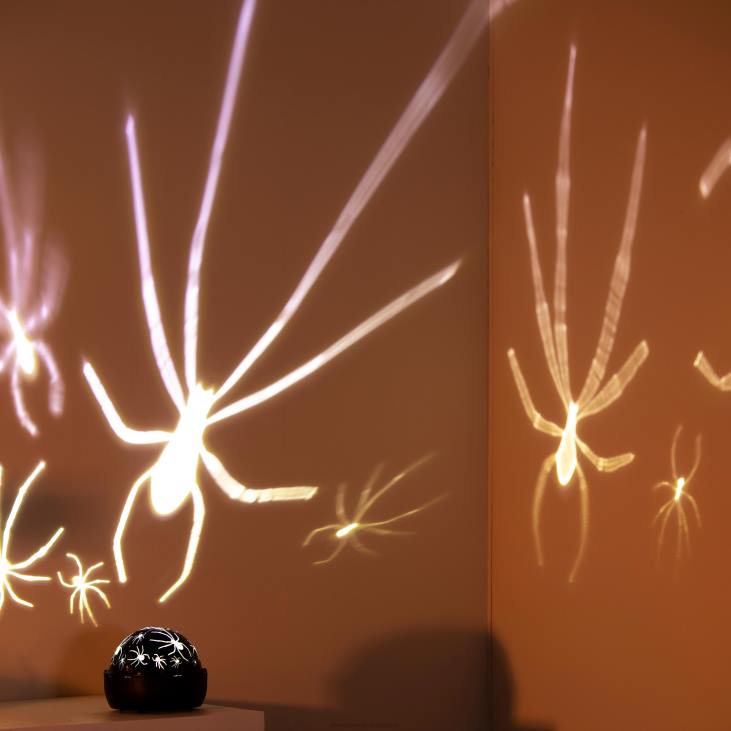 Houseware Plow & Hearth Lighted Halloween Spider Projector NFLB2498
