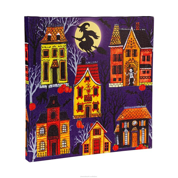 Houseware Plow & Hearth Lighted Halloween Wall Art NFLB2368