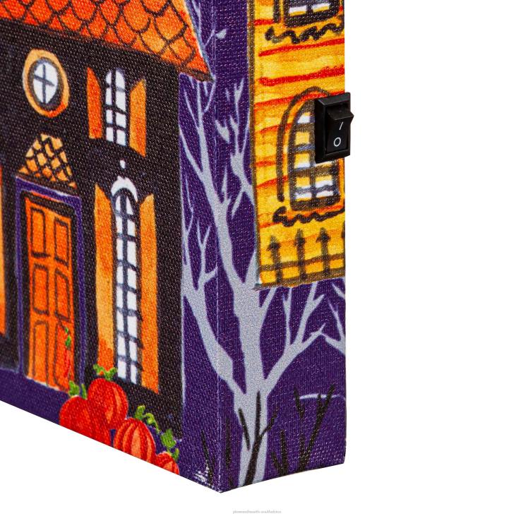Houseware Plow & Hearth Lighted Halloween Wall Art NFLB2368