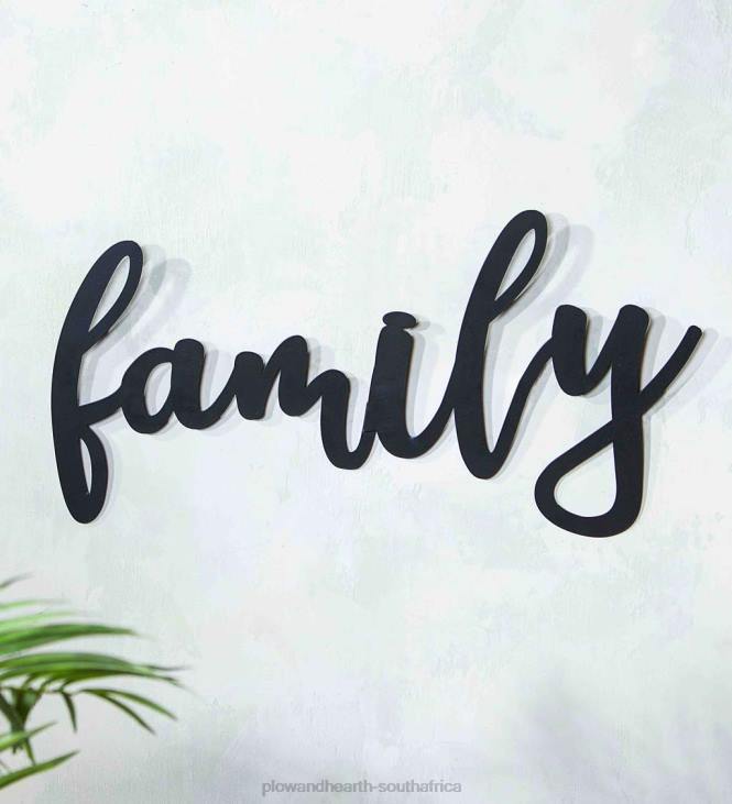 Houseware Plow & Hearth Script-Style Family Sign NFLB2530