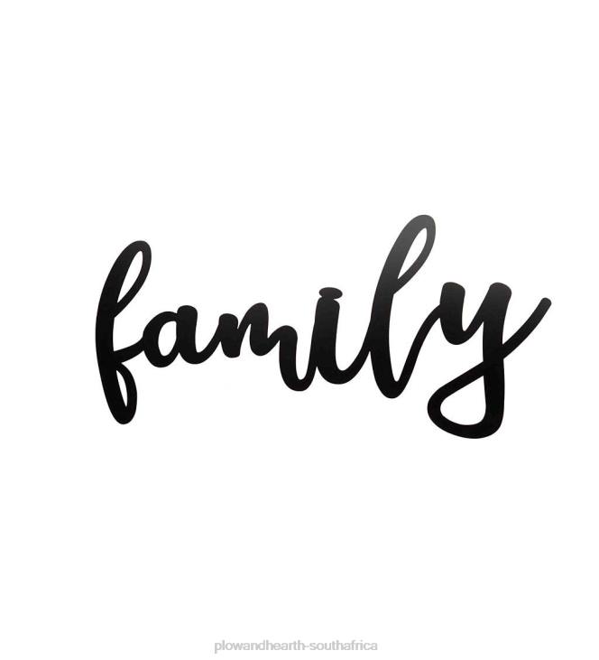Houseware Plow & Hearth Script-Style Family Sign NFLB2530