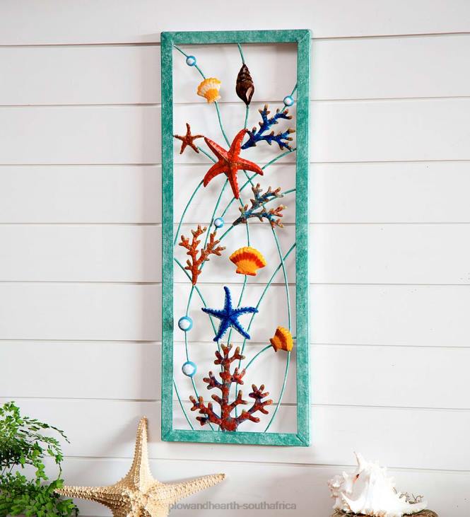 Houseware Plow & Hearth Under the Sea Metal Wall Art NFLB2449
