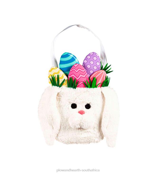 Houseware Plow & Hearth Easter Bunny Basket Door Decor NFLB2500