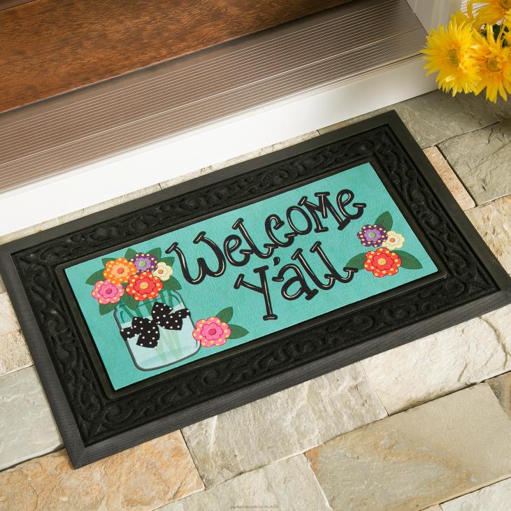 Houseware Plow & Hearth Bold and Bright Four Season Sassafras Mat Set NFLB1745