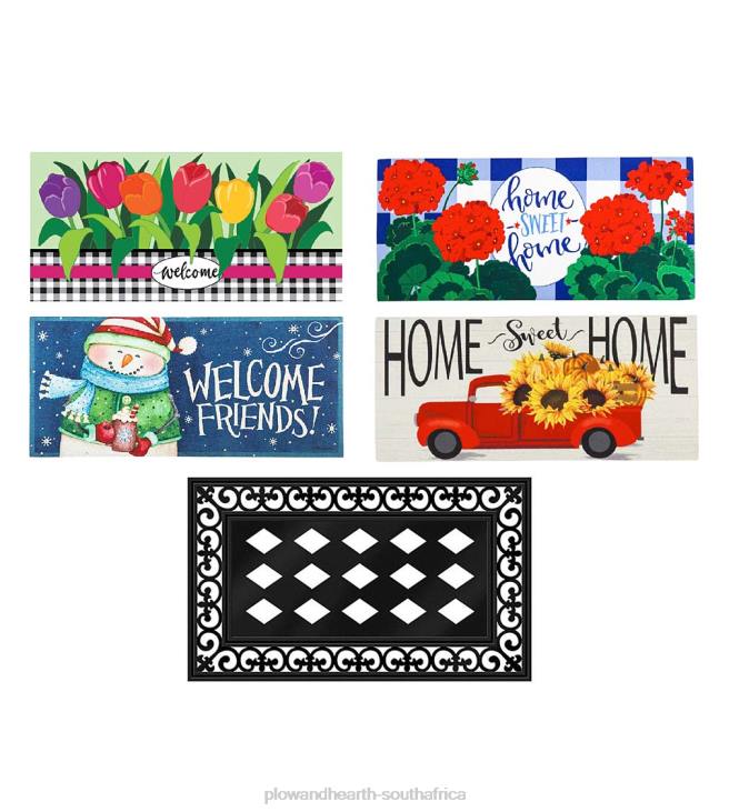 Houseware Plow & Hearth Changing Seasons Sassafras Mat Set NFLB1744