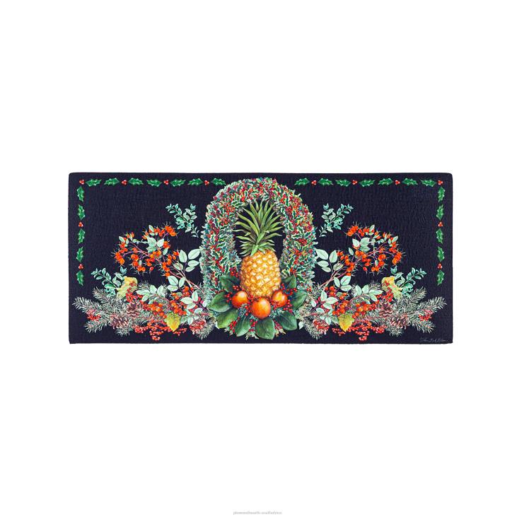 Houseware Plow & Hearth Christmas Pineapple Sassafras Switch Mat NFLB1725