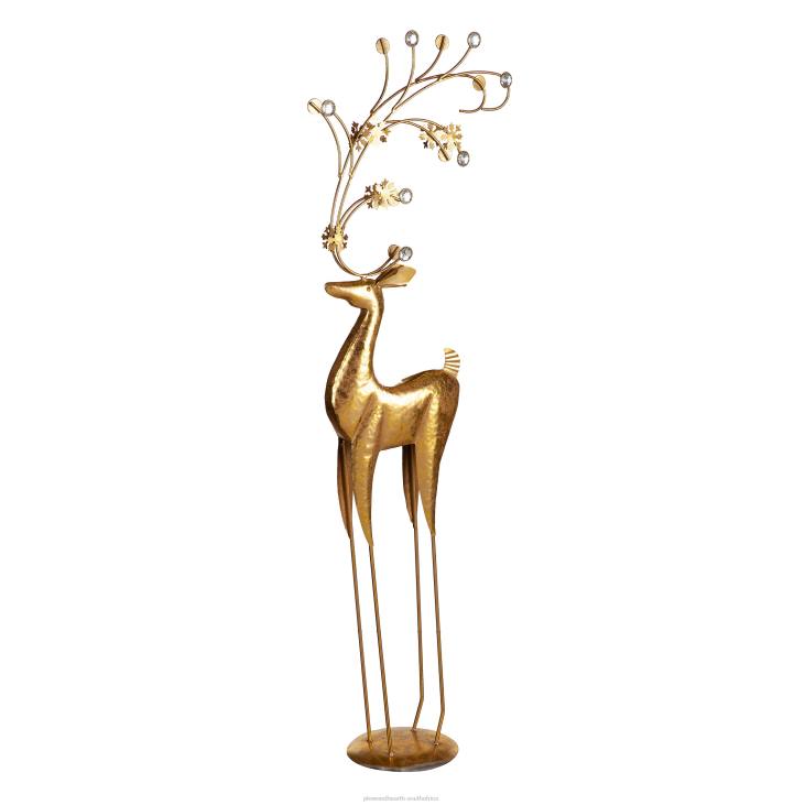 Houseware Plow & Hearth Golden Deer Statues, Set of 2 NFLB1721