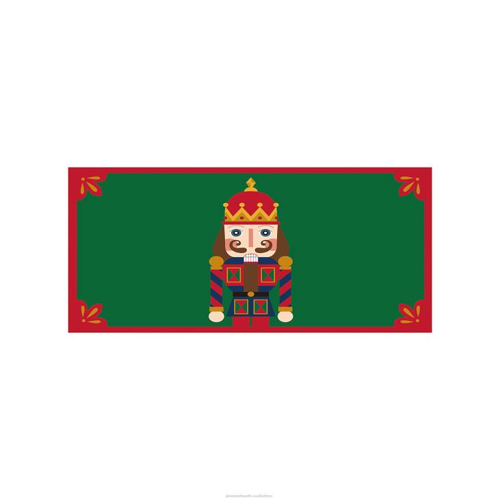 Houseware Plow & Hearth Green Nutcracker Sassafras Switch Mat NFLB1740