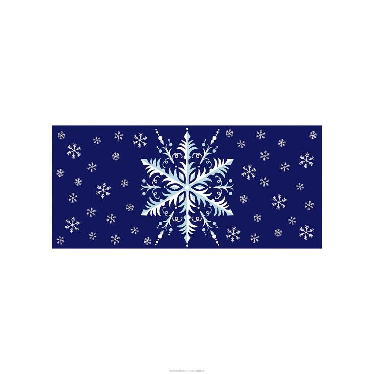 Houseware Plow & Hearth Snowflake Sassafras Switch Mat NFLB1724