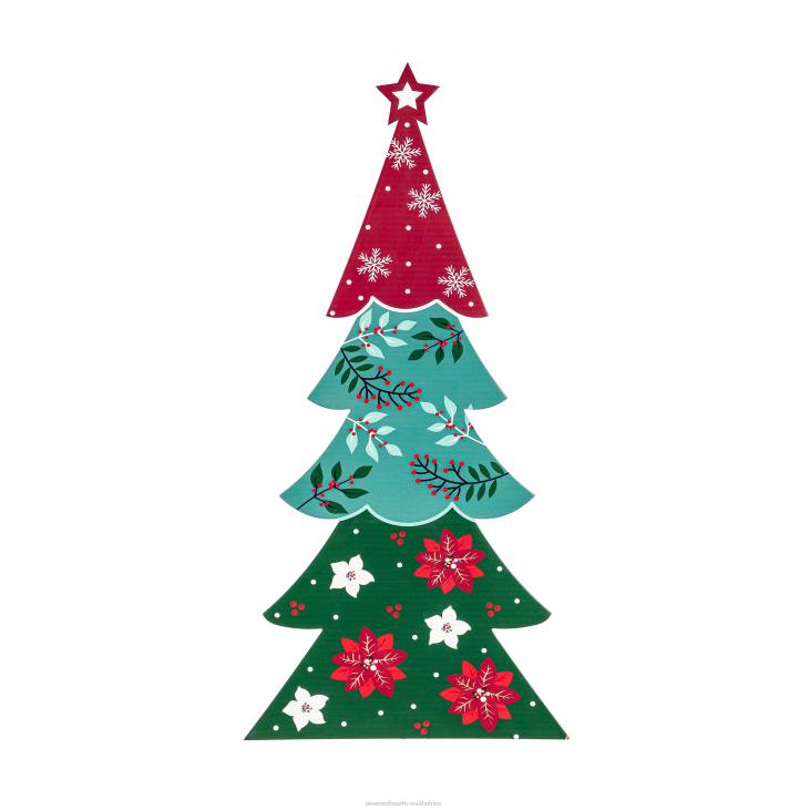 Houseware Plow & Hearth Wooden Nordic Holiday Trees, Set of 3 NFLB1718