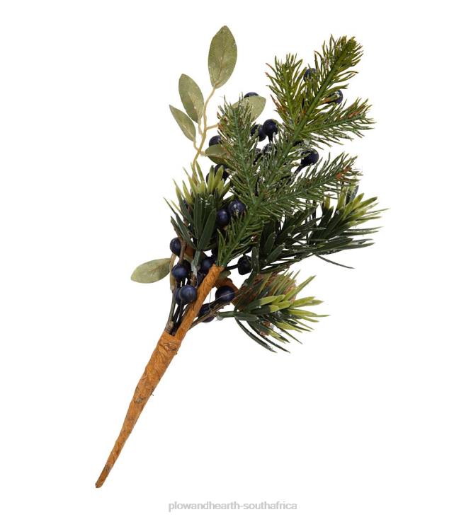 Houseware Plow & Hearth Frosted Blueberry Holiday Spray Pick NFLB1710