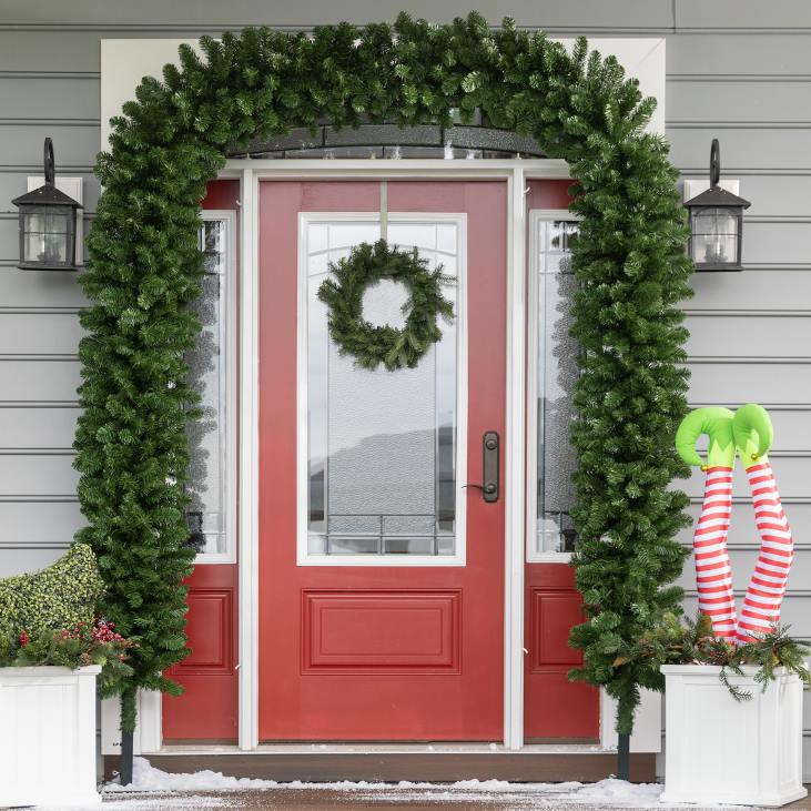Houseware Plow & Hearth Montfair Pine Doorway Arch Garland NFLB1713