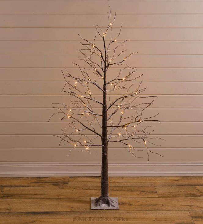 Houseware Plow & Hearth Indoor/Outdoor Snowy Lighted Tree NFLB1689