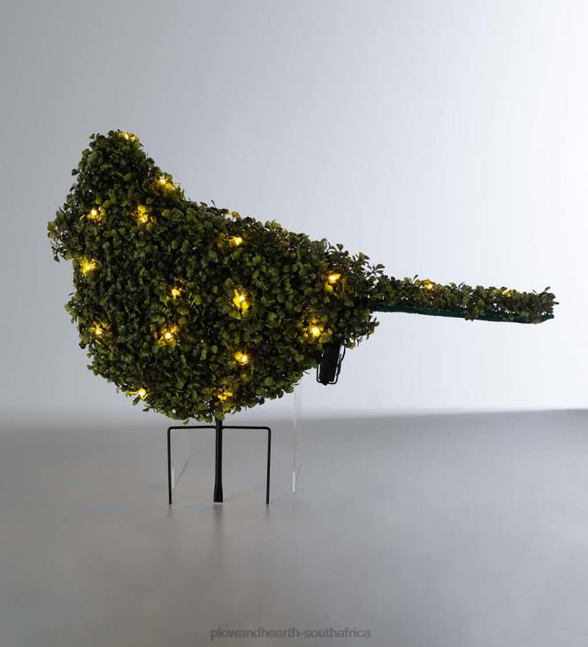 Houseware Plow & Hearth Lighted Boxwood Bird Topiary NFLB1691