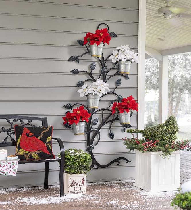 Houseware Plow & Hearth Lighted Boxwood Bird Topiary NFLB1691