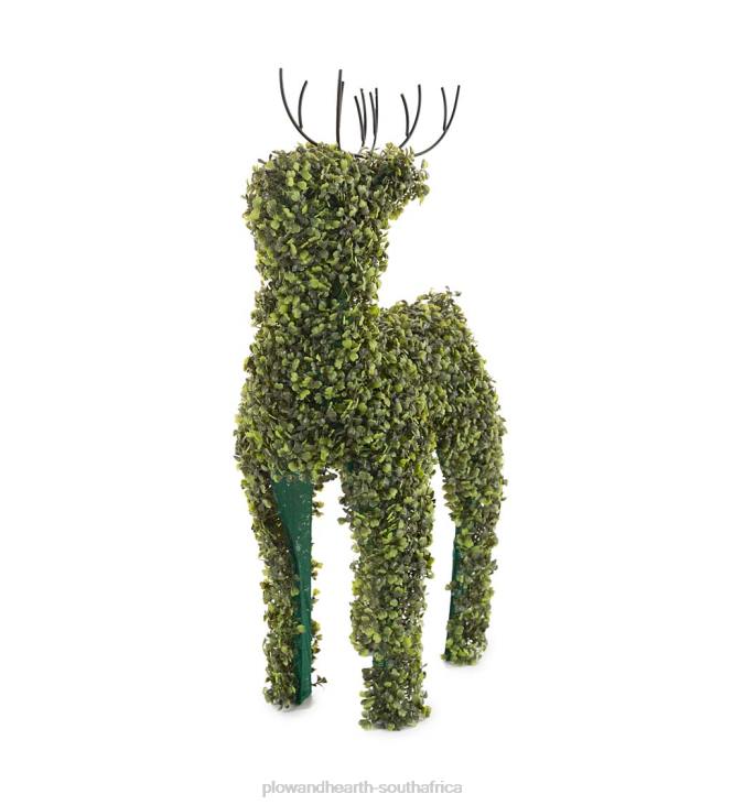 Houseware Plow & Hearth Lighted Boxwood Reindeer Topiary NFLB1686