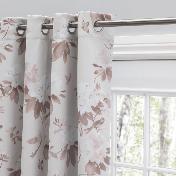 Houseware Plow & Hearth Aimee Ultimate Blackout Grommet Panel - Blush - 52x 63NFLB2578