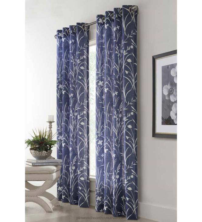 Houseware Plow & Hearth Buckingham Grommet Curtain Panel NFLB2583
