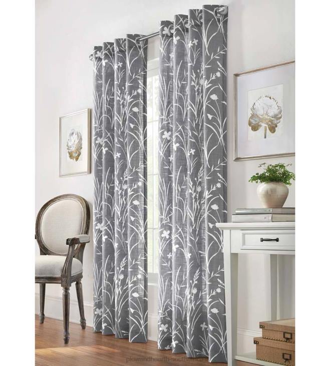 Houseware Plow & Hearth Buckingham Grommet Curtain Panel NFLB2583