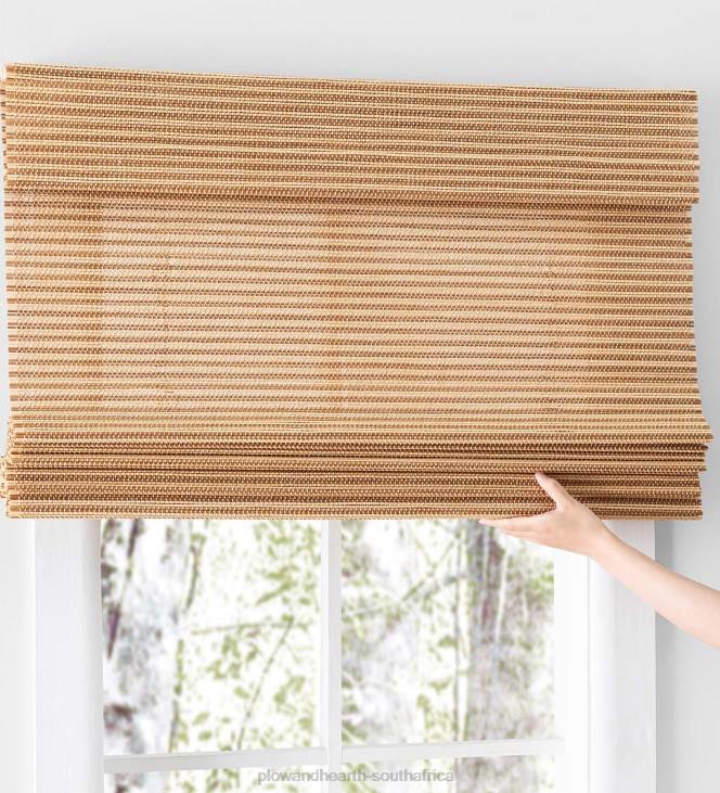 Houseware Plow & Hearth Capri Roman Bamboo Window Shade NFLB2589