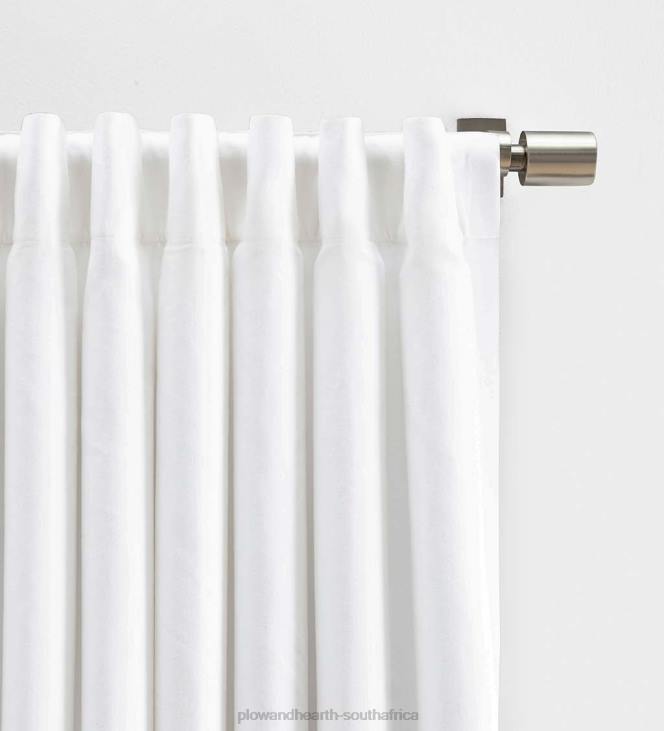 Houseware Plow & Hearth Cotton Herringbone Curtain Panel NFLB2577