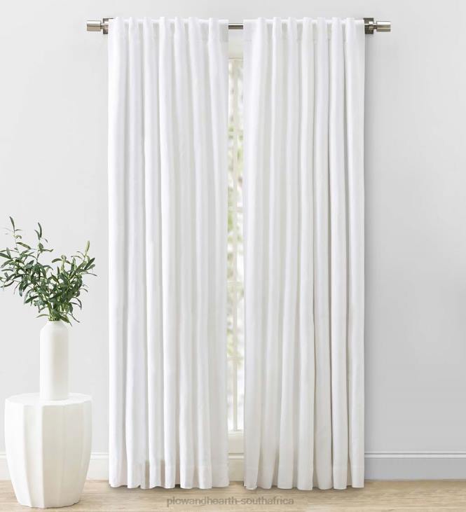 Houseware Plow & Hearth Cotton Herringbone Curtain Panel NFLB2577