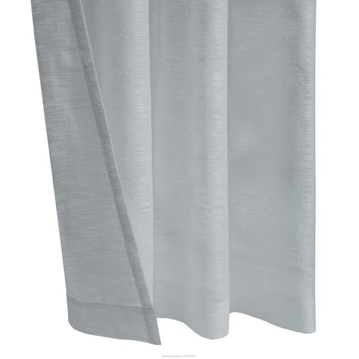 Houseware Plow & Hearth Emery Sheer Grommet Top Curtain Panel - Light Gray - 52x 108NFLB2609