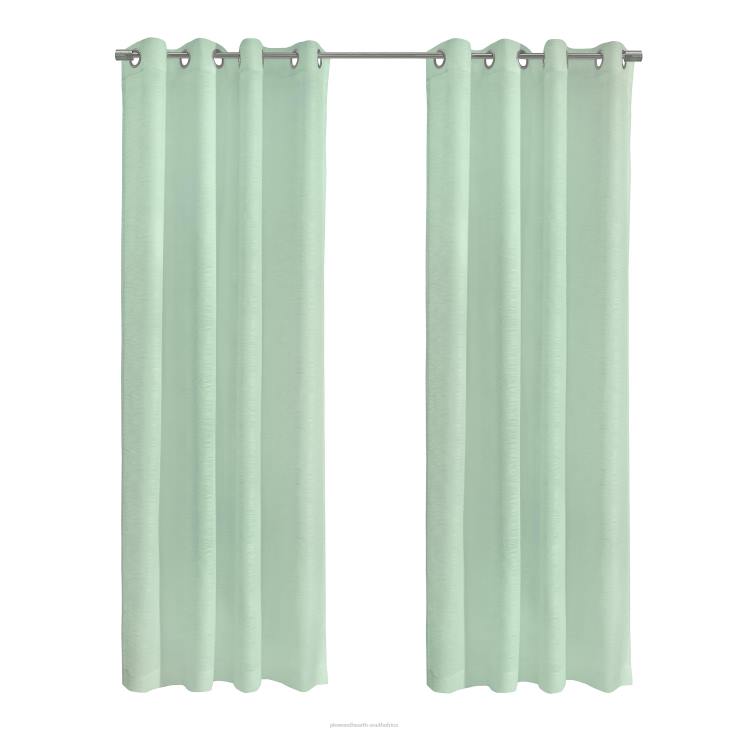 Houseware Plow & Hearth Emery Sheer Grommet Top Curtain Panel - Light Gray - 52x 108NFLB2609