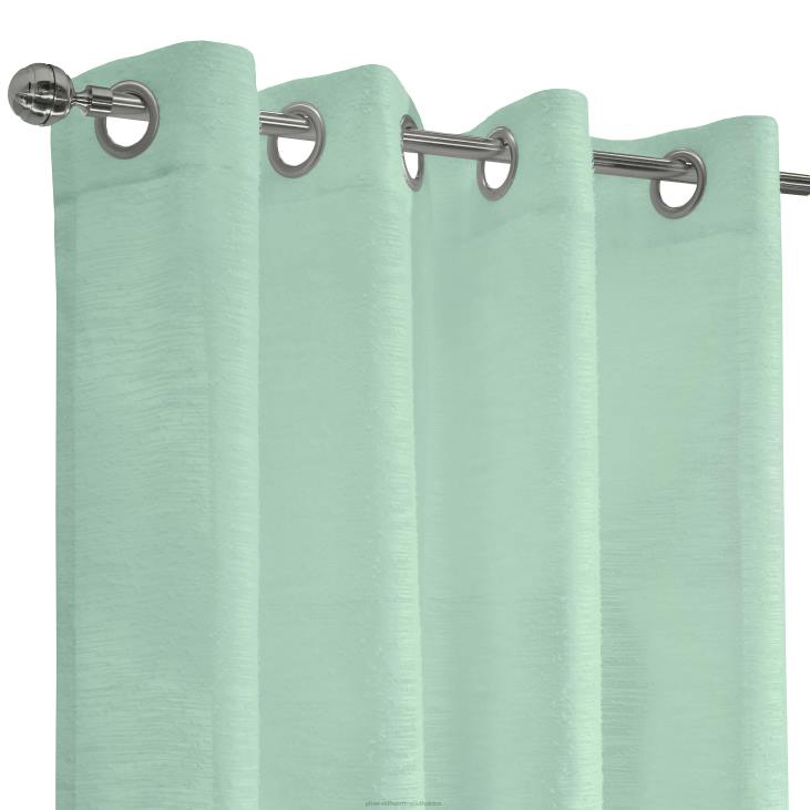 Houseware Plow & Hearth Emery Sheer Grommet Top Curtain Panel - Light Gray - 52x 108NFLB2609