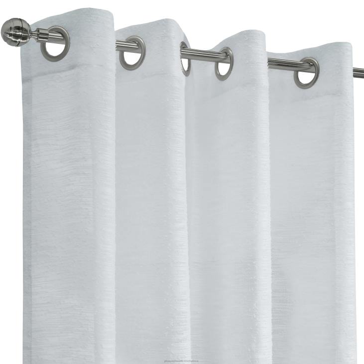 Houseware Plow & Hearth Emery Sheer Grommet Top Curtain Panel - Light Gray - 52x 108NFLB2609
