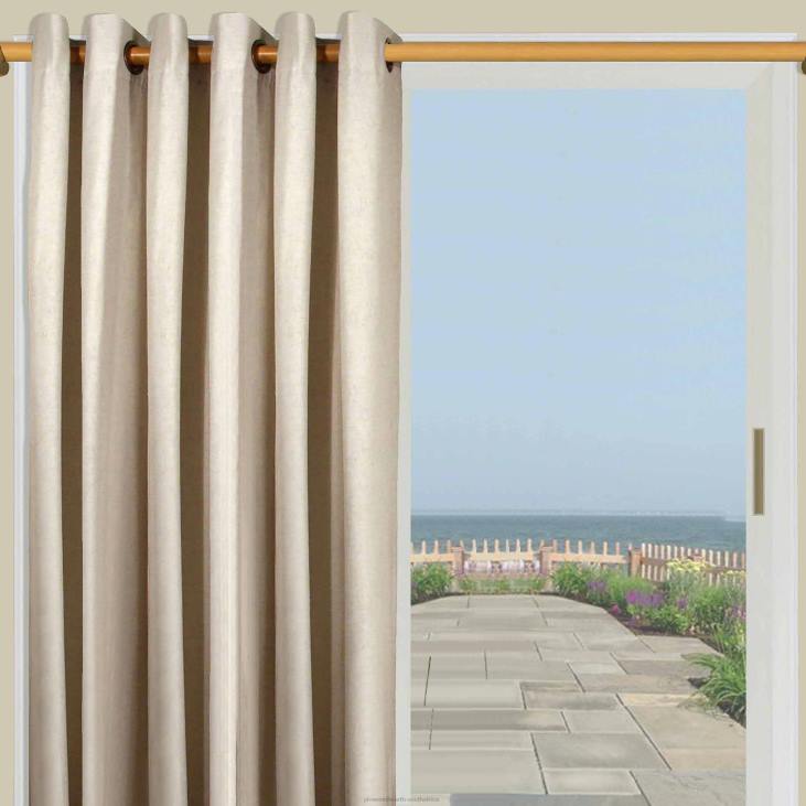 Houseware Plow & Hearth Energy Efficient Grommet-Top Homespun Insulated Curtains NFLB2575