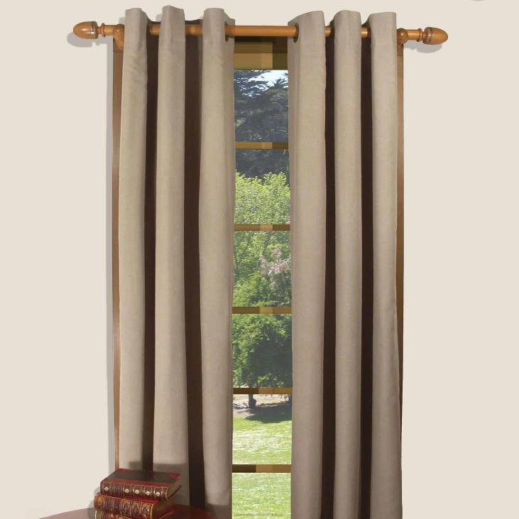 Houseware Plow & Hearth Energy Efficient Grommet-Top Homespun Insulated Curtains NFLB2575