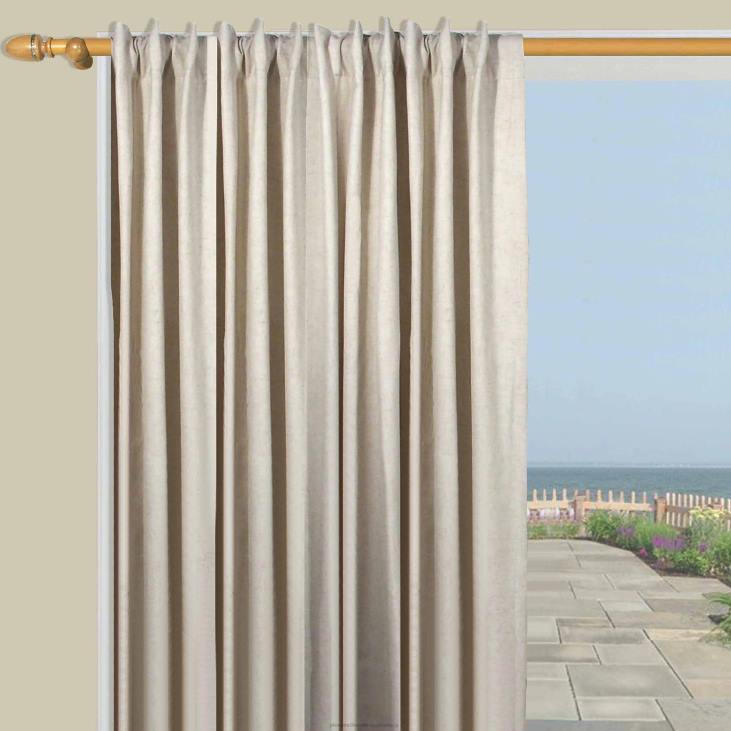 Houseware Plow & Hearth Energy-Efficient Homespun Double-Lined Rod-Pocket Curtains NFLB2568