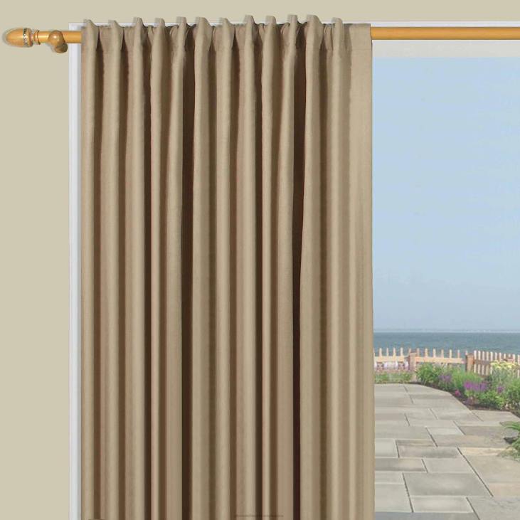 Houseware Plow & Hearth Energy-Efficient Homespun Double-Lined Rod-Pocket Curtains NFLB2568