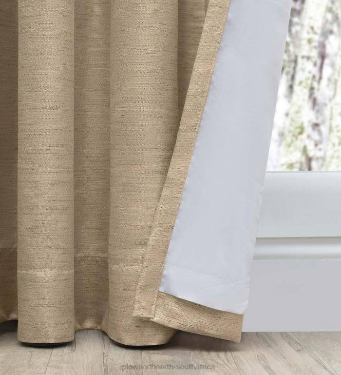 Houseware Plow & Hearth Grasscloth Curtains NFLB2608