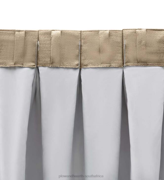 Houseware Plow & Hearth Grasscloth Curtains NFLB2608