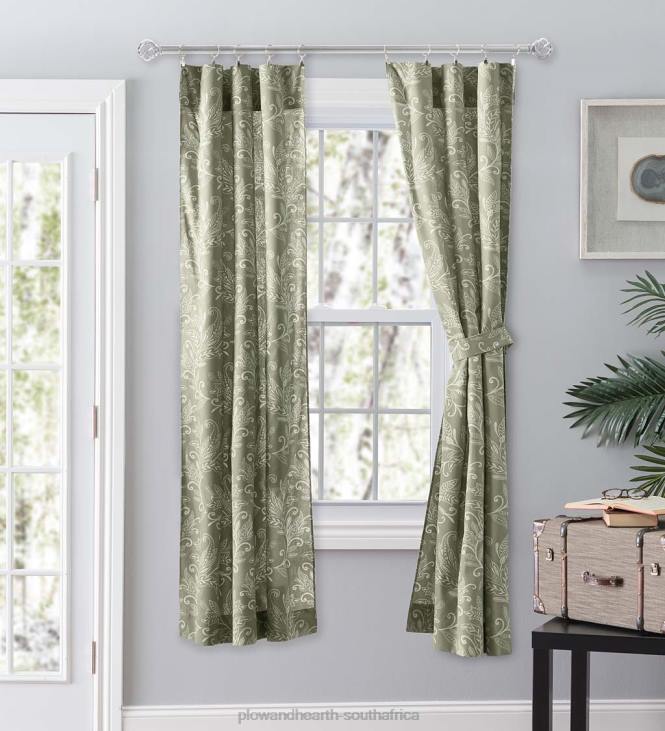 Houseware Plow & Hearth Lexington Leaf Curtains NFLB2582