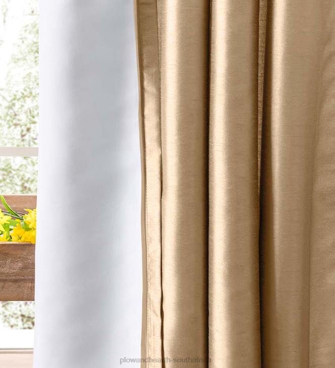Houseware Plow & Hearth Luna Faux Silk Curtains NFLB2598