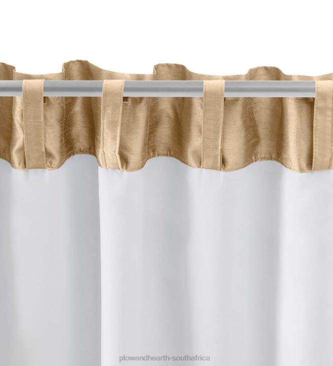Houseware Plow & Hearth Luna Faux Silk Curtains NFLB2598