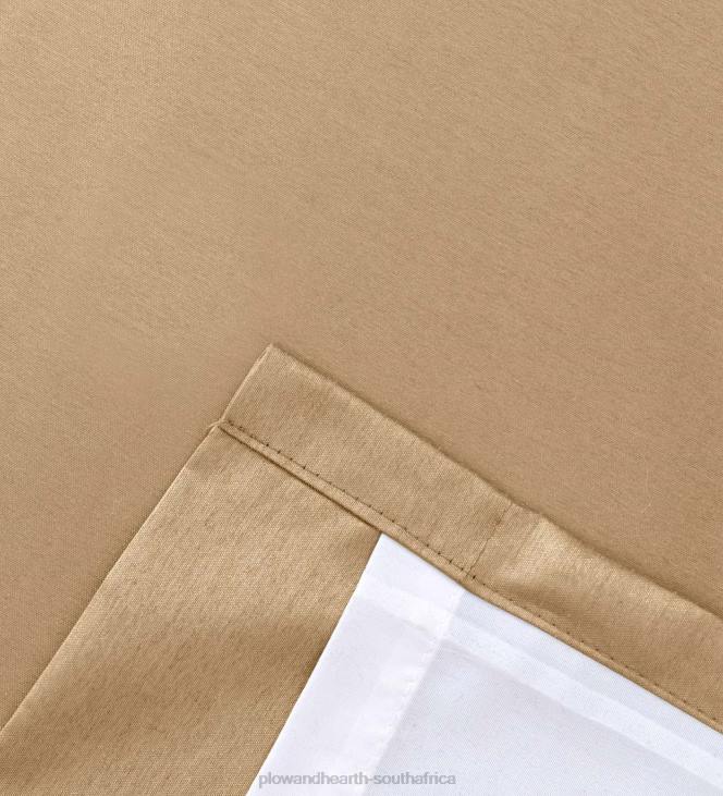 Houseware Plow & Hearth Luna Faux Silk Curtains NFLB2598