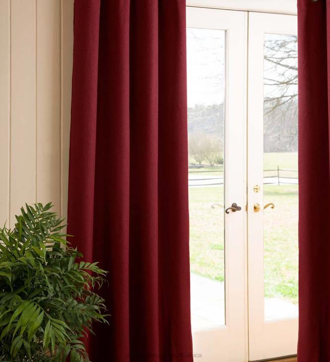 Houseware Plow & Hearth Madison Double-Blackout Back-Tab Curtain Pairs NFLB2593