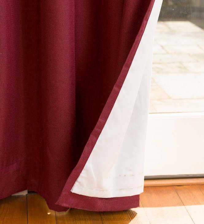 Houseware Plow & Hearth Madison Double-Blackout Back-Tab Curtain Pairs NFLB2593