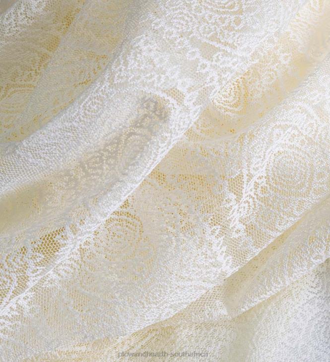Houseware Plow & Hearth Medallion Stripe Lace Curtains NFLB2615