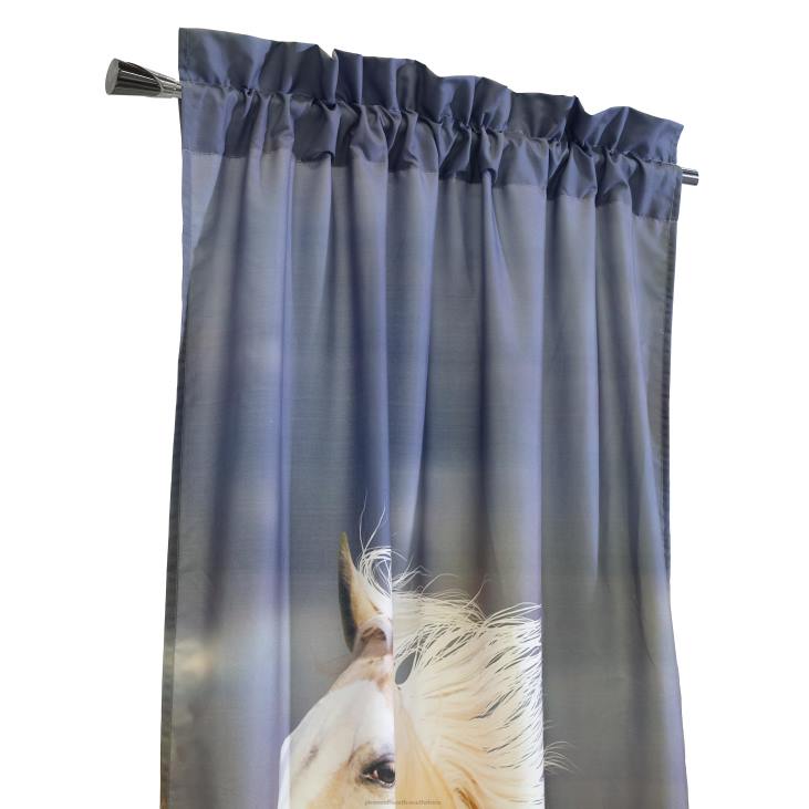 Houseware Plow & Hearth Nature-Inspired Photoreal Rod Pocket Curtain Panels - Bear Scene - 52x 84NFLB2592