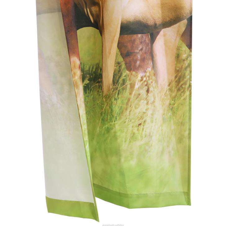 Houseware Plow & Hearth Nature-Inspired Photoreal Rod Pocket Curtain Panels - Bear Scene - 52x 84NFLB2592