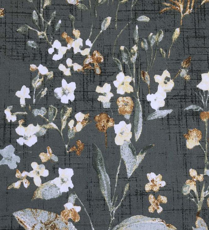 Houseware Plow & Hearth Rockport Floral Linen-Look Curtain Pairs With Tiebacks NFLB2557