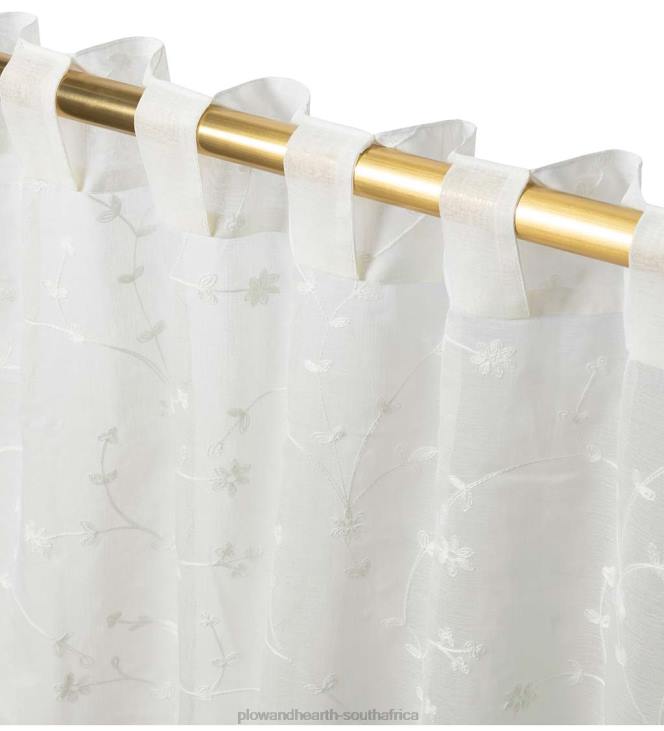 Houseware Plow & Hearth Sheer Blossom Curtains NFLB2604