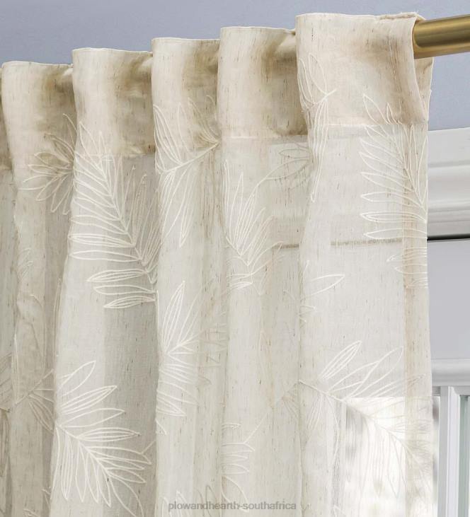 Houseware Plow & Hearth Sheer Leaf Curtains NFLB2610