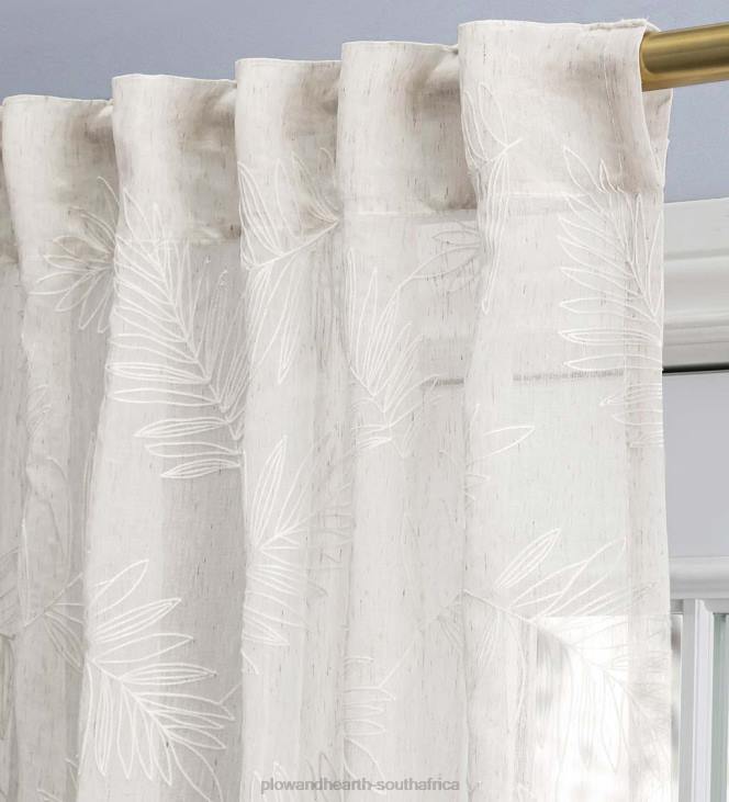 Houseware Plow & Hearth Sheer Leaf Curtains NFLB2610